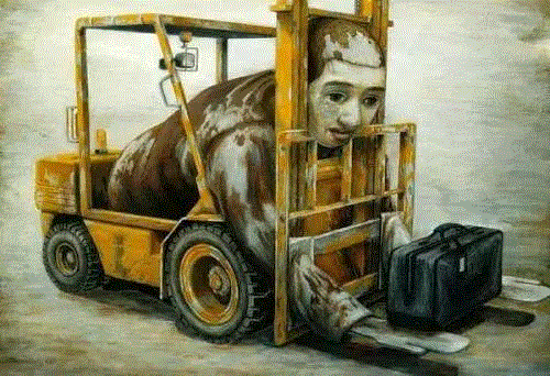 【插画】这位年仅31岁的画家，画完这些后竟选择了自杀,自杀,插画,手绘,绘画,石田彻,石田彻也,名声,机械化,报名,强化