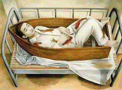 【插画】这位年仅31岁的画家，画完这些后竟选择了自杀,自杀,插画,手绘,绘画,石田彻,石田彻也,名声,机械化,报名,强化