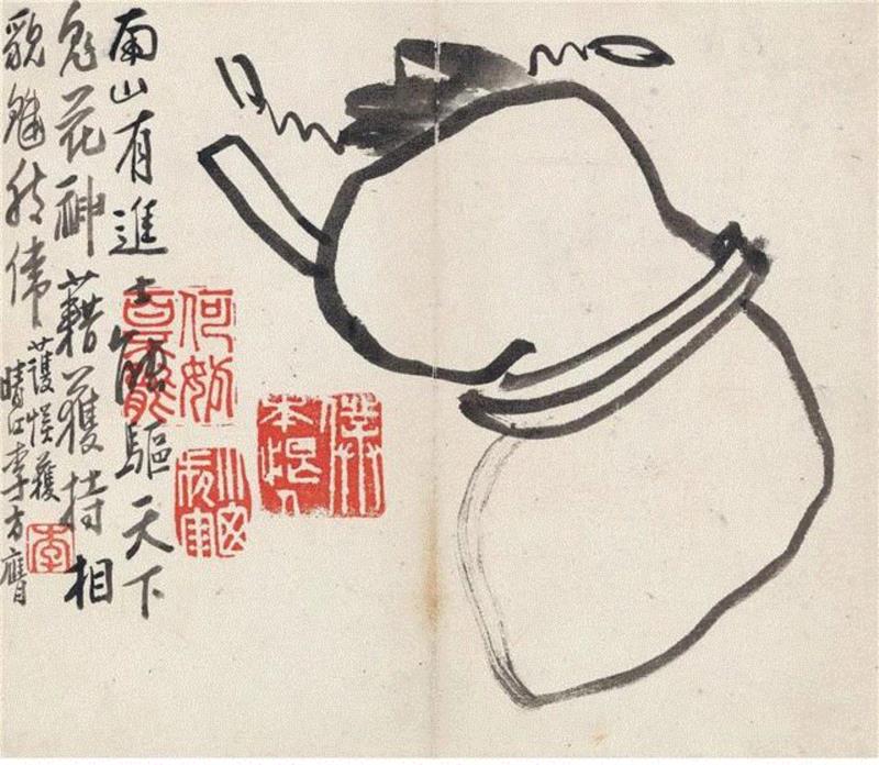 李方膺《杂画册》局部,【嘉德秋拍】“中国古代书画”日场——扬州八家专题精选,扬州,嘉德秋拍,中国古代书画,日场,边寿民,罗聘,梅花,李方膺,晴江,高凤翰