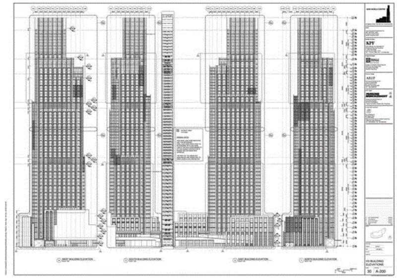 立面图,KPF香港新作：K11 Atelier 甲级商厦，突破维多利亚港天际线,香港,Atelier,维多利亚港,KPF,新作,商厦,建筑,New,World,商业