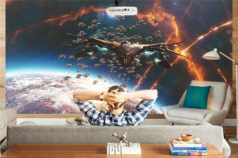 *流明是衡量投影仪亮度的单位，数值越高亮度越高，常见的便携式投影仪流明多在250以下，T2已经达到了