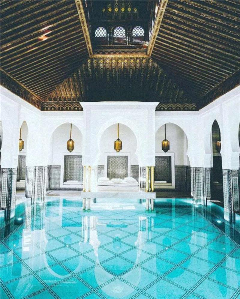 ▲&nbsp;Marrakech&nbsp;·&nbsp;La Mamounia,一份实用的韦斯·安德森式的旅行清单,实用,韦斯·安德森,旅行,建筑,酒店,韦斯,音乐,巴黎,意大利,安德森
