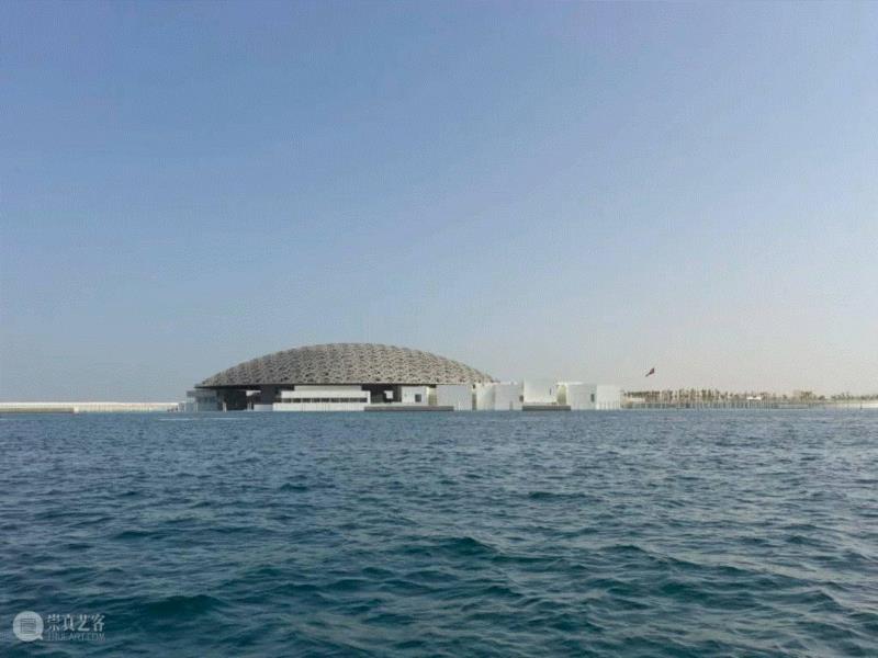 阿布扎比卢浮宫外景。图片：? Louvre Abu Dhabi； by Roland Halbe,谁得到了天价达·芬奇《救世主》？谜底揭晓：沙特王子和卢浮宫阿布扎比 ,巴黎卢浮宫,博物馆,阿布扎比卢浮宫,王子,沙特,卢浮宫,救世主,达·芬奇