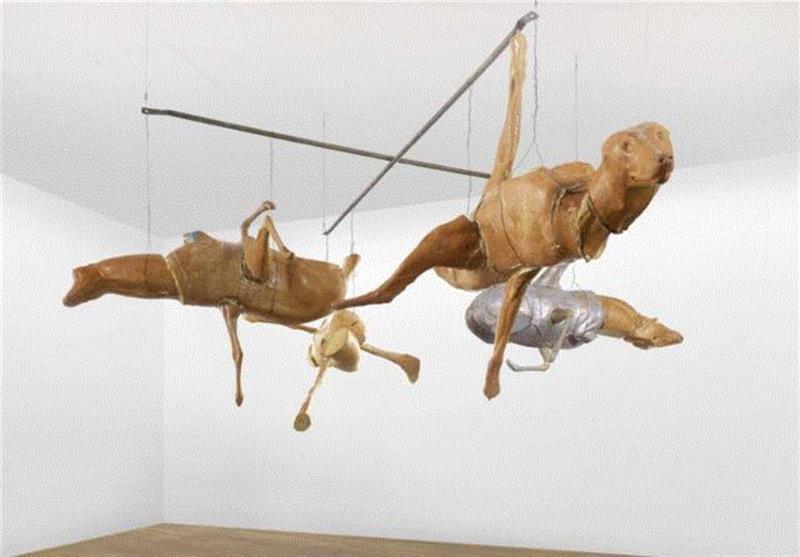 ▲&nbsp;豪瑟沃斯2017年巴塞尔迈阿密海滩艺博会展品：布鲁斯·纽曼（Bruce Nauman）