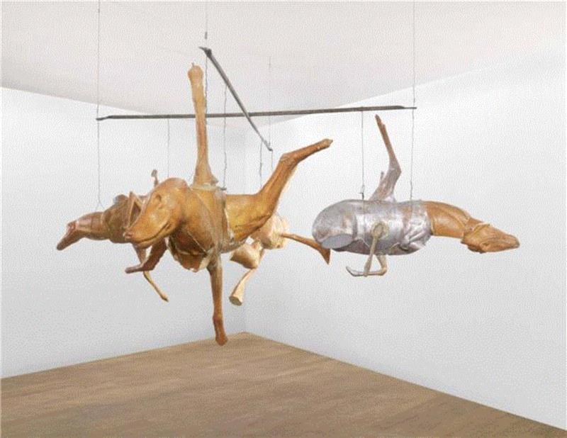 ▲&nbsp;豪瑟沃斯2017年巴塞尔迈阿密海滩艺博会展品：布鲁斯·纽曼（Bruce Nauman）