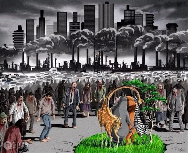 【慎入】20张直戳社会阴暗的讽刺插画，震塌你的世界观,阴暗,插画,讽刺,世界观,战争,Gunduz,Agayev,阿塞拜疆,插画师,官方
