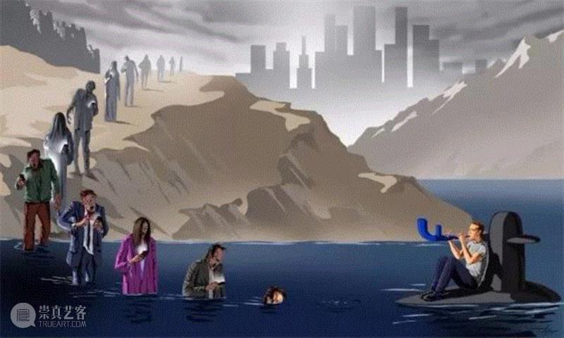 【慎入】20张直戳社会阴暗的讽刺插画，震塌你的世界观,阴暗,插画,讽刺,世界观,战争,Gunduz,Agayev,阿塞拜疆,插画师,官方