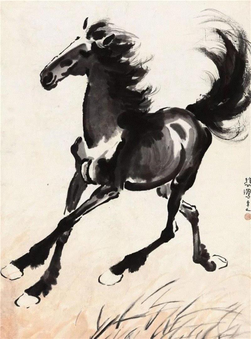 徐悲鸿  奔马,【嘉德秋拍】「大观·四海崇誉庆典之夜·近现代」专场之徐悲鸿,徐悲鸿,大观,四海,庆典,嘉德秋拍,齐白石,国民党,胜利,郑振文,齐白石的