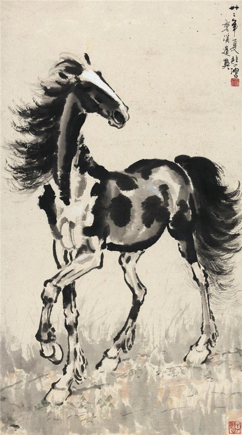 298,【嘉德秋拍】「大观·四海崇誉庆典之夜·近现代」专场之徐悲鸿,徐悲鸿,大观,四海,庆典,嘉德秋拍,齐白石,国民党,胜利,郑振文,齐白石的