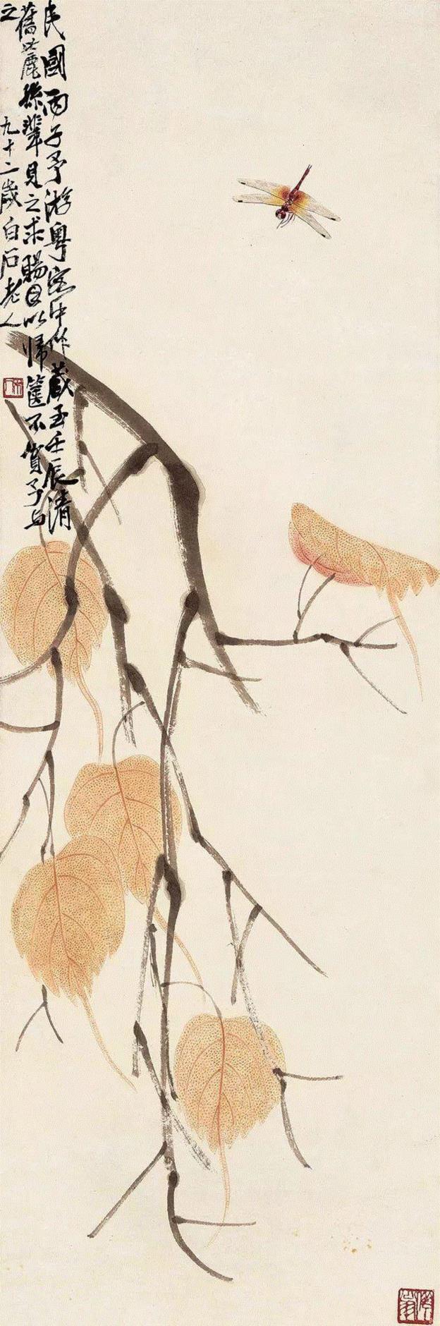 285,【嘉德秋拍】「大观·四海崇誉庆典之夜·近现代」专场之齐白石（上）,齐白石,嘉德秋拍,大观,四海,庆典,白石,白石老人,芙蓉,老人,仙鹤