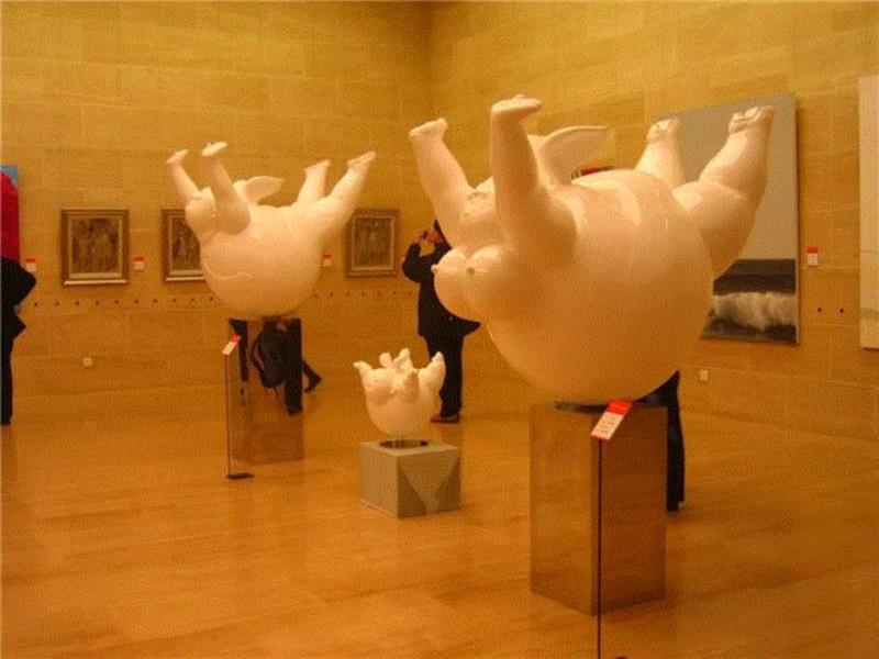《城市梦想》 &nbsp;中国美术馆的展览 &nbsp; &nbsp;2006,【因赛艺术】高孝午：“再生”，回到自然的幻化,高孝午,再生,不锈钢,玻璃钢,图式,梦想,蜻蜓,符号,厦门,鲤鱼
