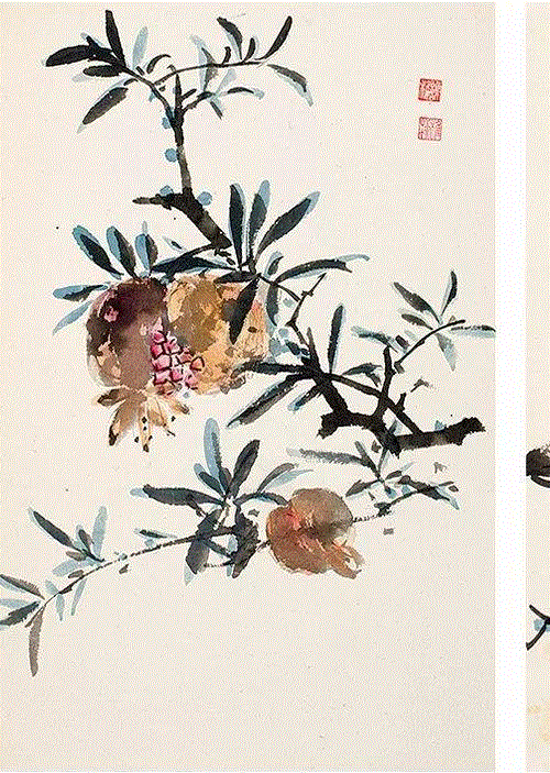 【嘉德秋拍】精工墨法 诗境繁花 | 谢稚柳山水及花卉册,谢稚柳,花卉,嘉德秋拍,精工,墨法,繁花,稚柳,谢稚,敦煌,册页