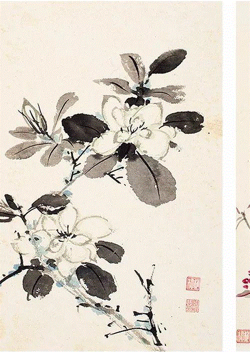 【嘉德秋拍】精工墨法 诗境繁花 | 谢稚柳山水及花卉册,谢稚柳,花卉,嘉德秋拍,精工,墨法,繁花,稚柳,谢稚,敦煌,册页