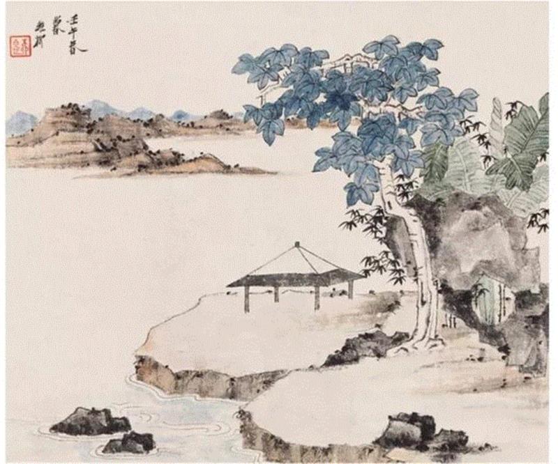 【嘉德秋拍】精工墨法 诗境繁花 | 谢稚柳山水及花卉册,谢稚柳,花卉,嘉德秋拍,精工,墨法,繁花,稚柳,谢稚,敦煌,册页