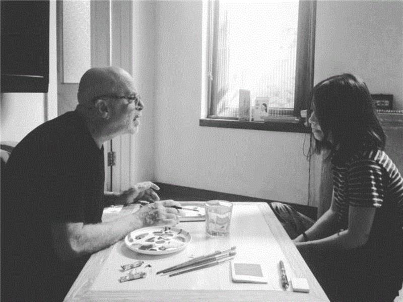 弗朗切斯科·克莱门特为胡子创作肖像（2016年）| Francesco Clemente portr