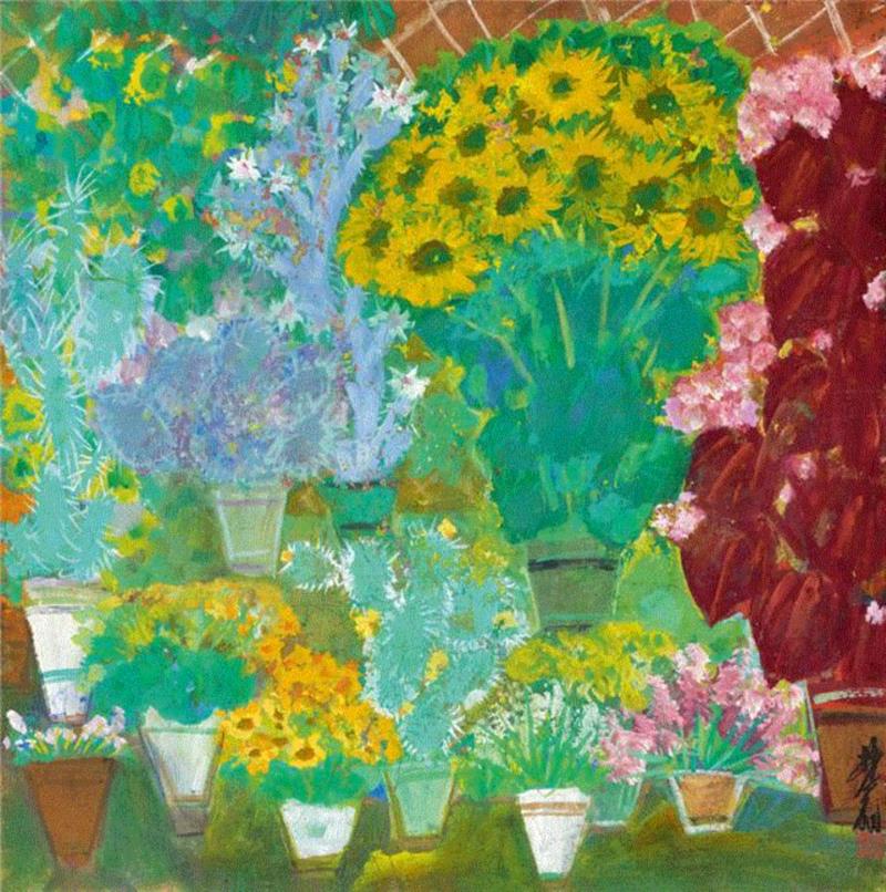 北京诚轩2010年春季拍卖会第24号拍品&nbsp;&nbsp;,林风眠诞辰丨万物生长，凭风而眠,林风眠,诞辰,万物,生长,母亲,台北,梅县,回忆,拍品,纸本彩墨