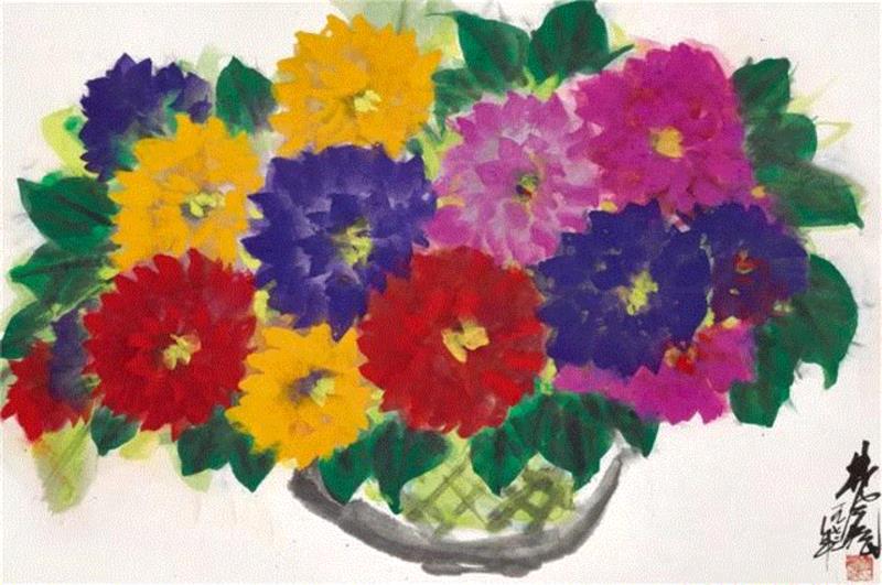 Lot 679,林风眠诞辰丨万物生长，凭风而眠,林风眠,诞辰,万物,生长,母亲,台北,梅县,回忆,拍品,纸本彩墨