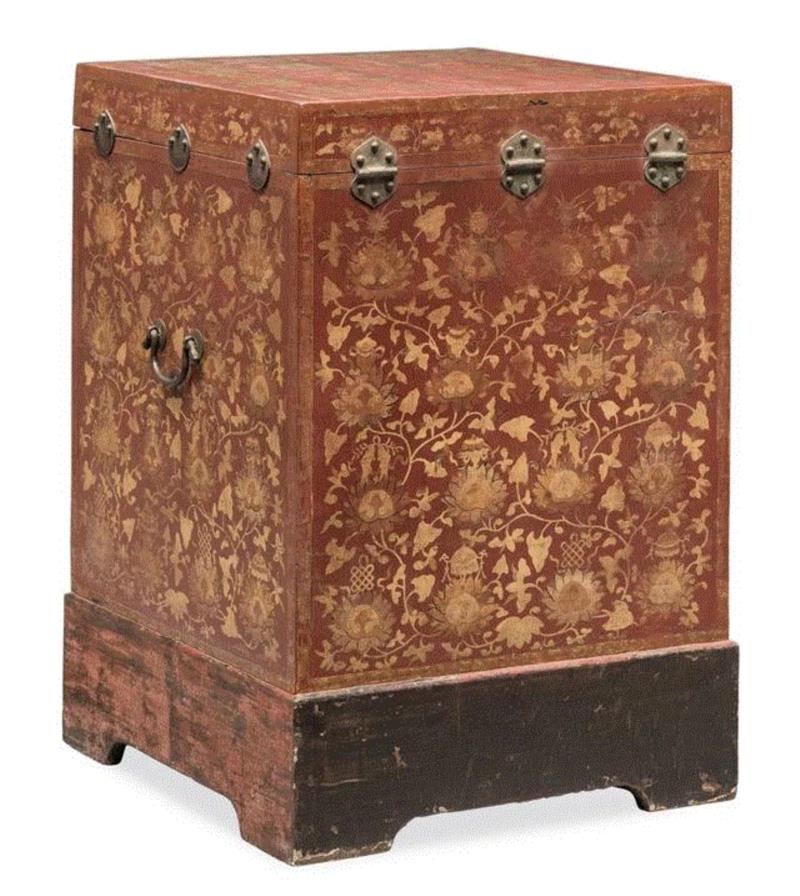 5139,【嘉德秋拍】清隽明朗 · 拟古烁今 | 工艺品部两大家具专场,家具,嘉德秋拍,清隽,明朗,工艺品,紫檀,纹饰,浮雕,黄花梨,衣箱