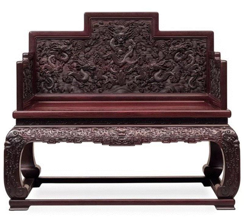 5209,【嘉德秋拍】清隽明朗 · 拟古烁今 | 工艺品部两大家具专场,家具,嘉德秋拍,清隽,明朗,工艺品,紫檀,纹饰,浮雕,黄花梨,衣箱