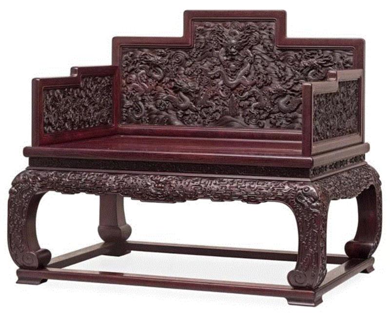 【嘉德秋拍】清隽明朗 · 拟古烁今 | 工艺品部两大家具专场,家具,嘉德秋拍,清隽,明朗,工艺品,紫檀,纹饰,浮雕,黄花梨,衣箱