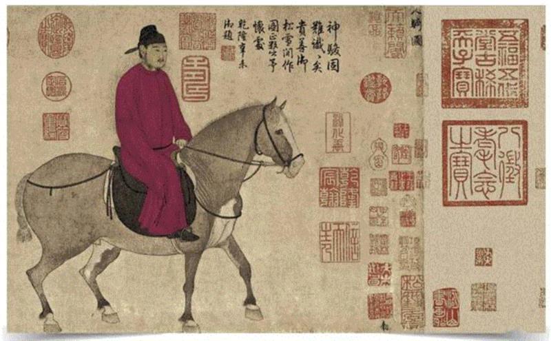 赵孟頫特展第二期，藏匿在《人骑图》里的画外音 | 故宫&武英殿,赵孟頫,藏匿,画外音,故宫,武英殿,题跋,唐人,韩干,画马,赵雍