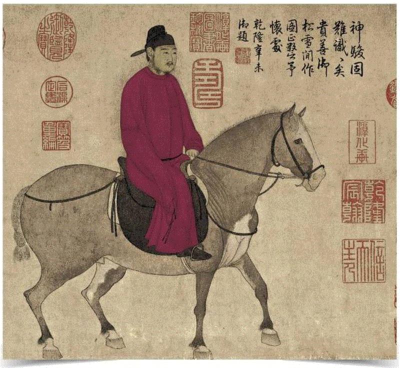赵孟頫特展第二期，藏匿在《人骑图》里的画外音 | 故宫&武英殿,赵孟頫,藏匿,画外音,故宫,武英殿,题跋,唐人,韩干,画马,赵雍