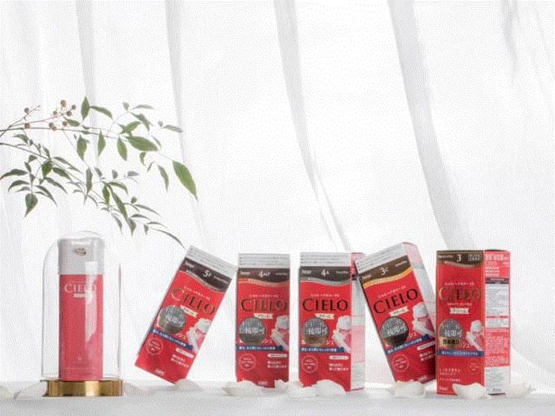 CIELO EX系列染发膏的6款色号，都是自然好看的棕色系,一梳，头发染好了、白发不见了,头发,白发,染发,CIELO,染发剂,颜色,发丝,涂抹,推荐,日本