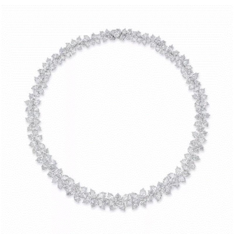 拍品編號 2086鑽石項鍊Harry Winston 設計估價：港元 2,000,000 - 3,0