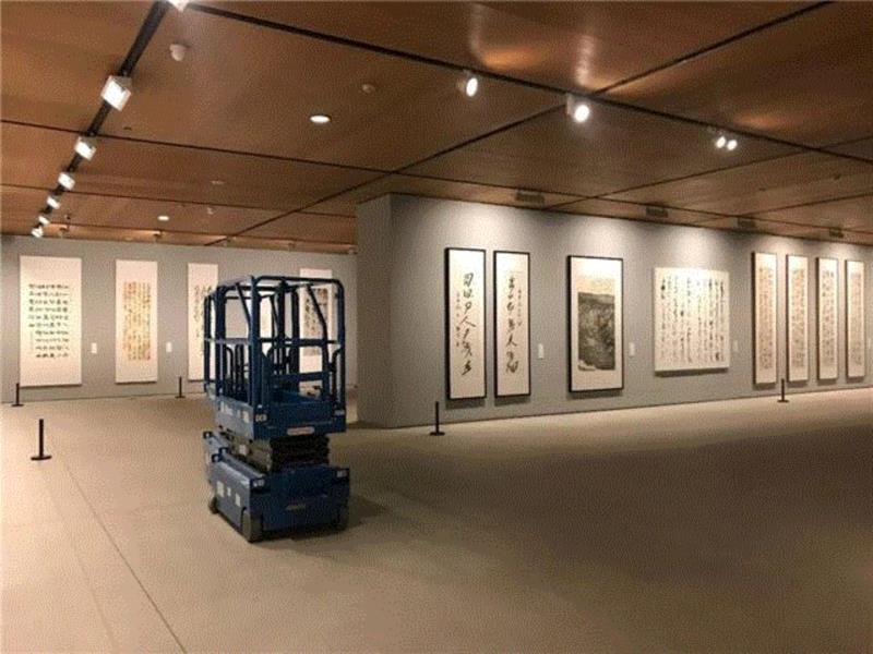 布展现场,“為中國畫——全国高等院校书法专业教师作品展”明日启幕 | CAFAM展览预告,书法,教师,高等院校,CAFAM,预告,中央美术学院美术馆,中央美术学院,研讨会,中央美院,篆刻
