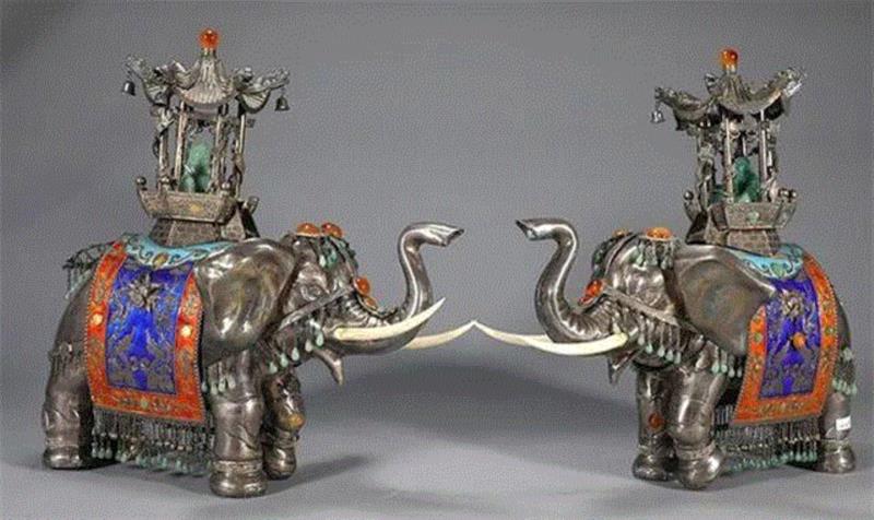 北京中拍国际2017秋拍精品赏析——中国银器专题,中拍国际,秋拍精品,银器,烧蓝,龙纹,工艺,款识,茶叶罐,凉亭,silver