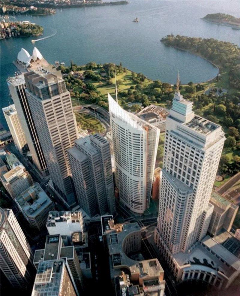 ? John Gollings,黑客帝国拍摄地:Aurora Place / 伦佐·皮亚诺建筑工作室,黑客,Aurora,Place,伦佐·皮亚诺建筑工作室,建筑,悉尼,Gollings,住宅,开发,Martin
