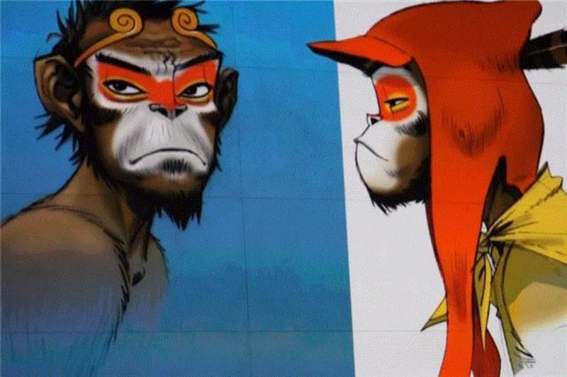 地表最酷虚拟乐队Gorillaz操控者的艺术世界,Gorillaz,乐队,地表,艺术世界,Hewlett,塔罗,Jamie,漫画,Murdoc,Russel