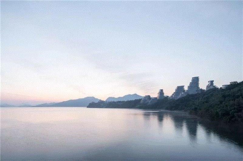 MAD 新作：黄山太平湖公寓，凌驾于自然之中的“建筑山峦”,建筑,公寓,黄山,MAD,新作,山峦,Ghinitoiu,Laurian,马岩松,太平