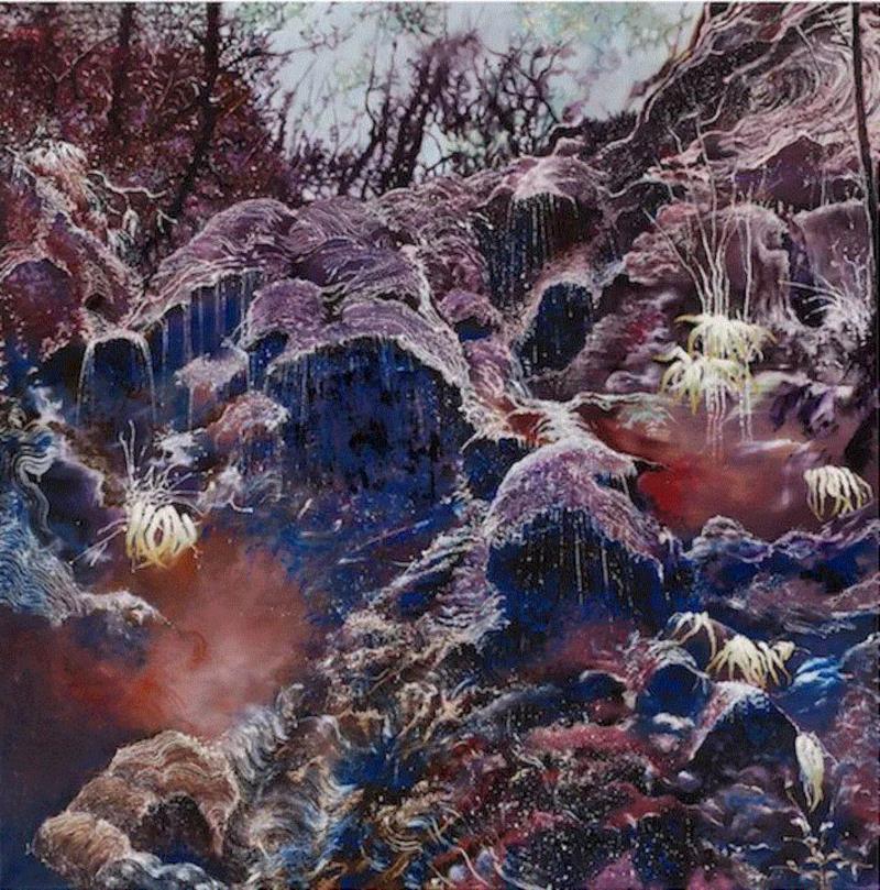 萨宾·巴赫姆，触碰，布面油画，160x160cm，2016,【艺术展讯】“ 二度自然/干扰-张锜玮& Sabine Bachem 双个展”即将开幕,张锜玮,Bachem,展讯,萨宾,巴赫姆,油画,Sabine,迪特尔,斯特曼,Nov