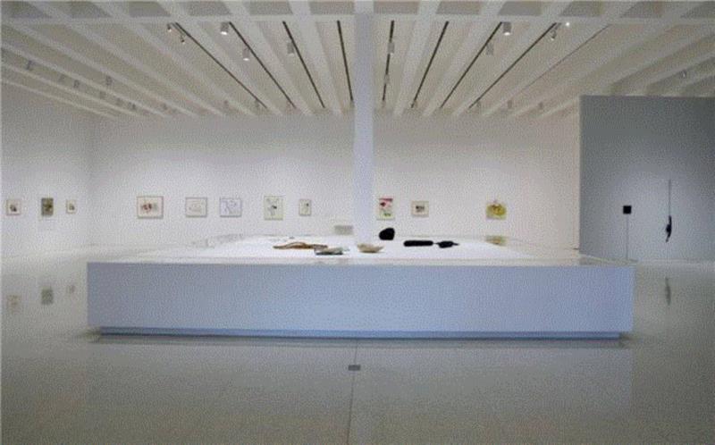 ART021展品赏析：伊娃·海瑟《无题》，模糊图画与雕塑界限，为创作极简主义奠定基础,极简主义,雕塑,无题,伊娃·海瑟,图画,豪瑟沃斯,伊娃,画廊,素描,绘画