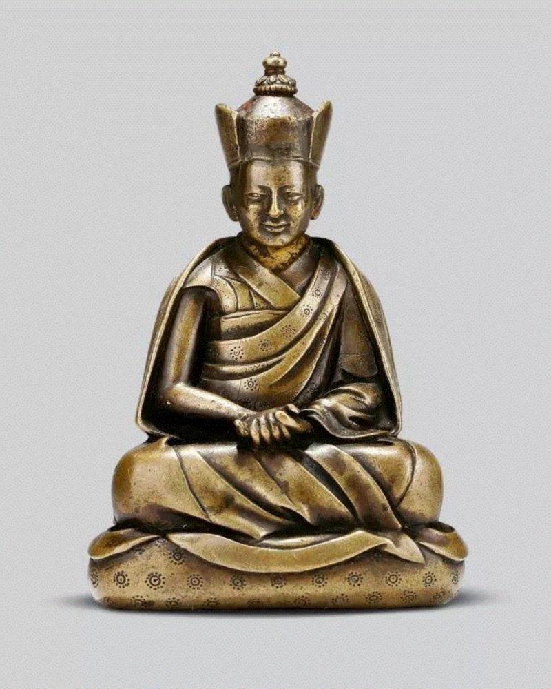 北京匡时秋拍 |似现真身  如见慈容—十五至十六世纪卫藏地区四世夏玛巴像赏析,夏玛巴,北京匡时秋拍,真身,慈容,造像,佛教,藏传佛教,上师,写实,夏玛巴确扎