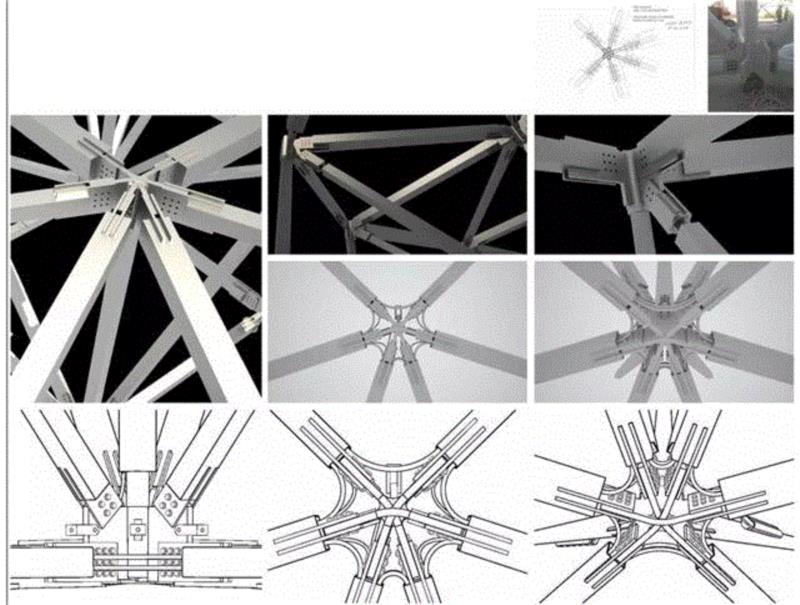 构造图,抛开巨大镂空钢结构，细究让·努维尔“卢浮宫”的建筑群和构造细部,构造,镂空,让·努维尔,卢浮宫,建筑群,细部,建筑,穹顶,博物馆,阿布扎比卢浮宫