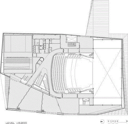 平面图,荷兰阿格拉剧院 / UNStudio,剧院,阿格拉,荷兰,UNStudio,建筑,舞台,Baan,建筑师,剖面图,Christian