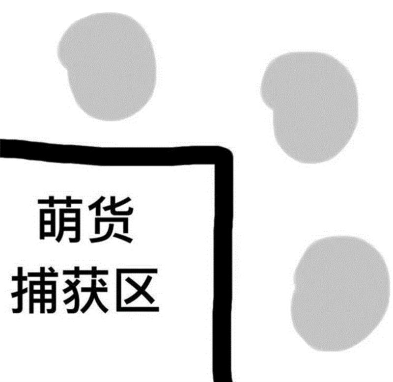 其次选取下手目标也很重要，灵魂画手出场，如图所示，这三个位置是命中率最高的，其他位置基本就是吃币区，