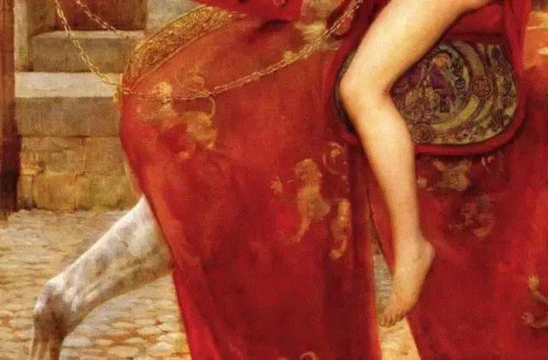 《马背上的Godiva夫人》局部,你只看到马背上全身赤裸的女人，却不曾了解背后这个伟大的故事,马背,全身,赤裸,女人,Godiva,苏东坡,伯爵,百姓,徐州,考文垂