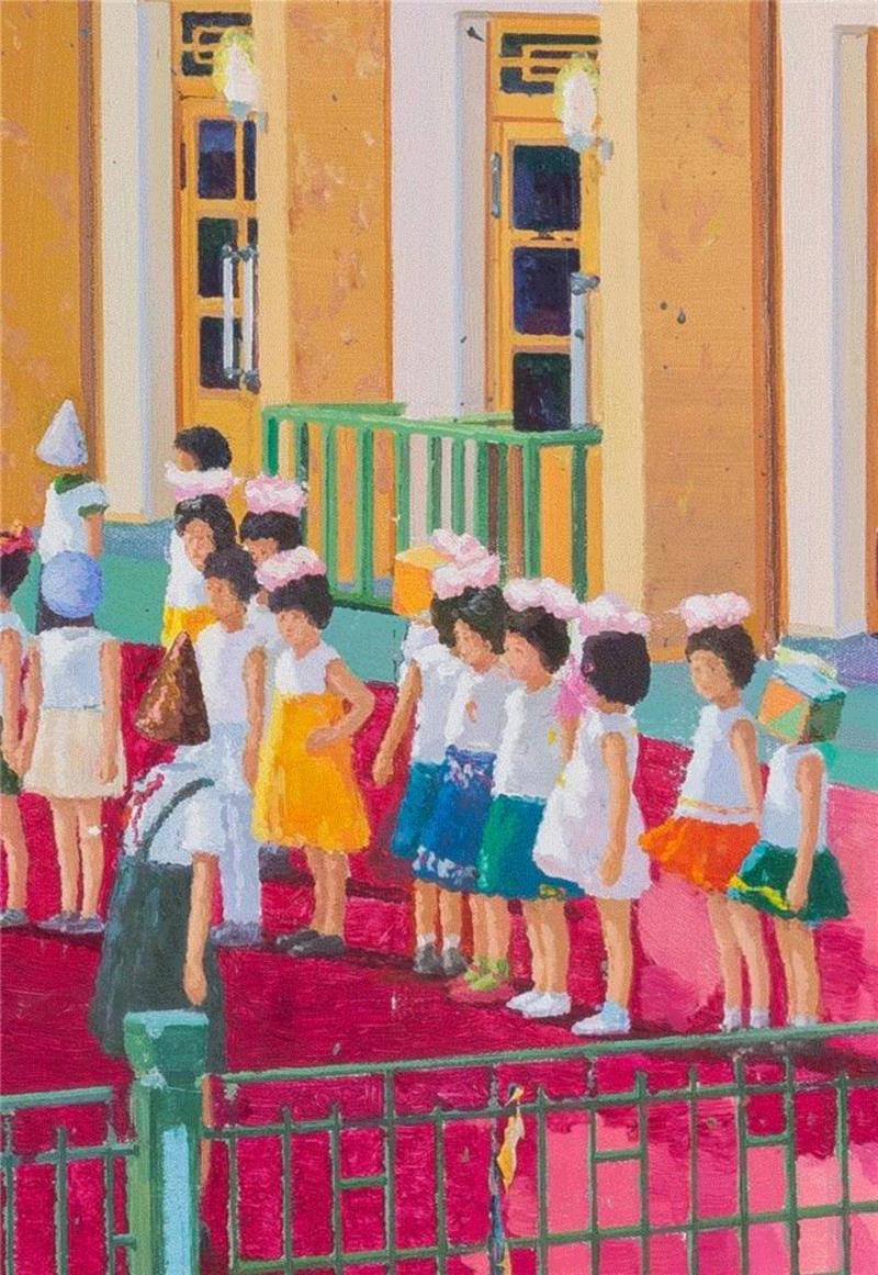 博物馆的告别/布面油画/210X260cm/2016/细节,星尘博物馆 — 孟思特个展 | 延期通知,博物馆,孟思特,星尘,中央美术学院,Museum,China,空间站,Exhibition,Fine,Canvas