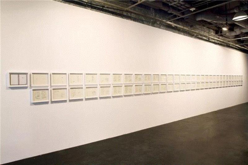 徐冰 《地书》项目,地书,徐冰,标识,木质,版画,电脑,Museum,美术馆,白色,天书