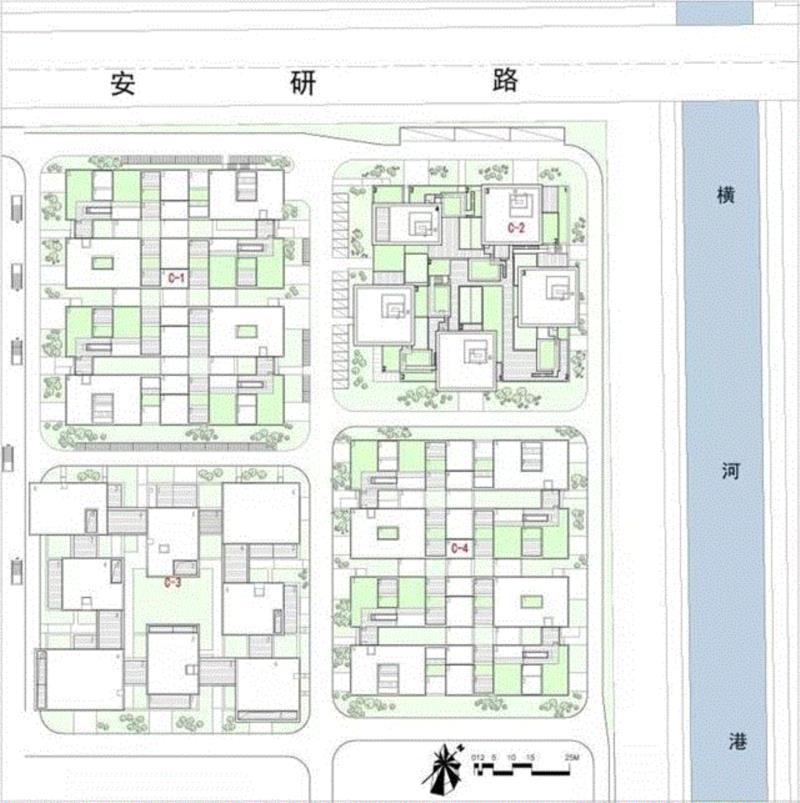 设计策略,上海国际汽车城科技创新港C地块 / 致正建筑工作室,建筑,汽车城,科技,地块,工作室,胡义杰,街坊,庭院,尺度,底层