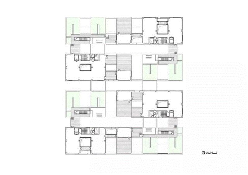 平面图,上海国际汽车城科技创新港C地块 / 致正建筑工作室,建筑,汽车城,科技,地块,工作室,胡义杰,街坊,庭院,尺度,底层