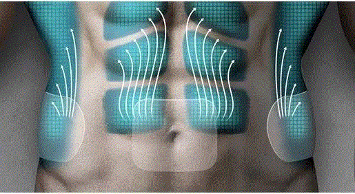 腹部正面、侧面的肌肉群，都能得到深度锻炼,躺了半个月，竟然躺出了性感腹肌,腹肌,肌肉,腹部,腰带,蓝彤,腹带,马甲,电流,强度,锻炼
