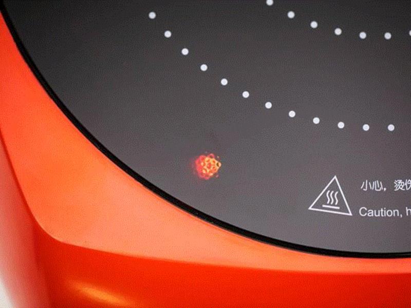 它还特别安全。,一个德国小电炉，热得快，什么锅都能用,电炉,加热,火力,玻璃,Miji,温度,加热器,Tips,汤锅,旋钮