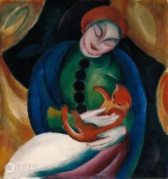 动物抽象画大师--青骑士弗朗兹·马克,弗朗兹,马克,动物,绘画,康定斯基,Franz,Marc,梵高,August,Macke