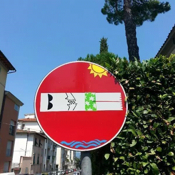 最幽默的街头涂鸦,你可能逛了一条假街~,幽默,街头涂鸦,路牌,街头艺术家,Clet,小人物,Luker,CandyBook,难度,风景