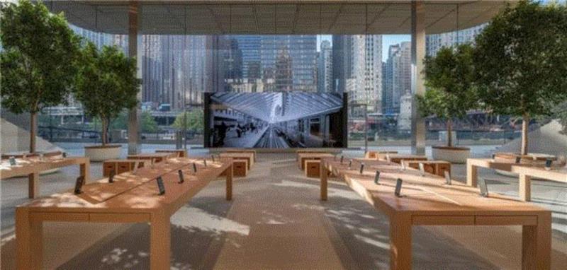 ? Nigel Young,芝加哥苹果店盛大开幕，福斯特 “MacBook 屋顶”带来多少惊喜？,芝加哥,苹果,福斯特,屋顶,MacBook,苹果公司,Young,Lynch,广场,平面图