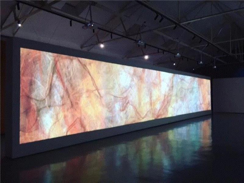 曹雨西作品《墨》（Mo）在扬州青普行馆展览现场,曹雨西的“千里江山故障图”提醒我们今年的雾霾还在路上,曹雨西,雾霾,故障,在路上,千里江山,千里江山图,扬州,北宋,Land,精细